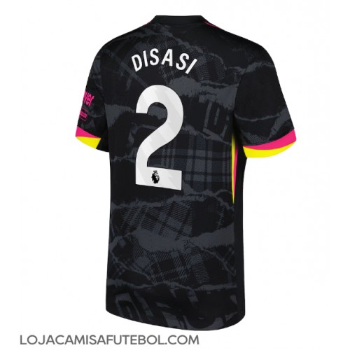 Camisa de Futebol Chelsea Axel Disasi #2 Equipamento Alternativo 2024-25 Manga Curta